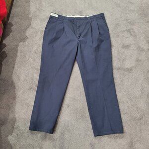 Men's Red Kap Cotton Navy Dress Pants Size 46 x 38